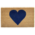Calloway Mills Dark Blue Heart Doormat