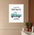 Toilet Paper Co White Framed Print Bathroom Wall Art