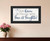 Our Home Black Framed Print Wall Art