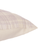 24" Ivory Check Cotton Blend Throw Pillow With Embroidery