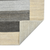 4' X 6' Ivory And Gray Wool Striped Hand Woven Area Rug