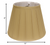 11" Primrose Slanted Crimped Box Shantung Lampshade