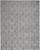5' x 7' Blue Geometric Distressed Area Rug