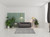 5' x 7' Blue Geometric Distressed Area Rug