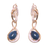 Lapis Lazulie , Dangle Earrings, 925 Sterling Silver