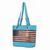 Vera Vegan Leather Patriotic Flag Pattern Women's Tote Bag