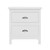 22" Solid Wood Two Drawer Nightstand