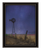 Starlit Night Black Framed Print Wall Art