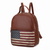 Briella Vegan Leather Women's FLAG Backpack