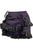 Purple/Black Brocade Ruched Bustle Skirt