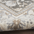 5' X 7' Gray Floral Distressed Area Rug