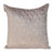 Homeroots Home Decor Tufted Diamonds Taupe Velvet Accent Pillow, 20 x 20 x 4 Inches