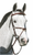 Henri de Rivel Pro Mono Crown Raised Figure Eight Bridle with Rubber Reins