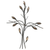 Metal Wall Cross Tree