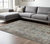 8' X 11' Gray Rust And Brown Medallion Area Rug