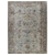 8' X 11' Gray Rust And Brown Medallion Area Rug