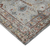 8' X 11' Gray Rust And Brown Medallion Area Rug