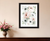 Peony Floral Block Black Framed Print Wall Art