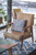 16” Turquoise Red Trellis Suede Zippered Throw Pillow