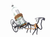 Moose-Drawn Sleigh Ride Wine Holder