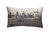 Homeroots Home Decor Los Angeles Daylight Skyline Lumbar Decorative Pillow, White, 24 x 14 x 4 Inches