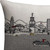 Homeroots Home Decor Los Angeles Daylight Skyline Lumbar Decorative Pillow, White, 24 x 14 x 4 Inches