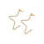 1/2 Star Earrings