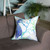 Homeroots Home Decor Blue And White Seahorse Marine Throw Pillow