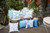 Homeroots Home Decor Blue And White Seahorse Marine Throw Pillow