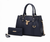 Christine Vegan Leather Women's Satchel Bag with wallet