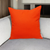Rust Orange Nubby Textured Modern Throw Pillow - 808230114456