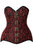 Top Drawer Curvy Brocade Double Steel Boned Overbust Corset