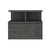 13" Dark Gray Wood One Drawer Floating Nightstand