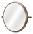 Industrial Gold Round Mirror