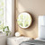 Industrial Gold Round Mirror