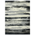 4' X 6' Dark Gray Black And Ivory Wool Abstract Hand Tufted Area Rug