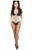 Top Drawer Double Steel Boned Curvy Cut Waist Cincher Corset