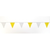 Pennant Banner Flags, 60 ft., Yellow/Whi