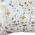 12" X 20" NATURAL & GOLD Cowhide Throw Pillow