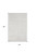 2' X 3' White And Silver Striped Hand Woven Area Rug