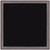 18" Black Square Glass Outdoor Side Table