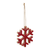 Wood Snowflake Ornament 