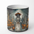 La Llorona Skeleton Spooky Halloween Foam Coasters