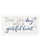 Grateful Heart White Framed Print Wall Art