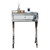 24" Stainless Steel and Mirror Nightstand