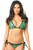 Metallic Pucker Back Bikini