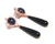 Sodalite Black Obsedian Long Dangle Earrings, 925 Sterling Silver