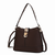 Ezra Snake embossed Vegan Leather Shoulder Bag