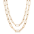 Double Large Link Chain Necklace