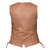 6897.ANT - Ladies Brown Leather Vest